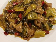 酸菜炒羊肉-新疆红柳花餐厅(新洲店)