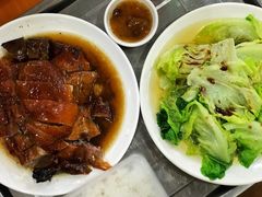 烧鹅、叉烧、鹅肝、生菜-黄连大头华烧鹅店(大良店)