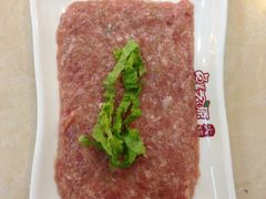 自制牛肉滑（半份）-老胶东家常菜馆(市场一路店)