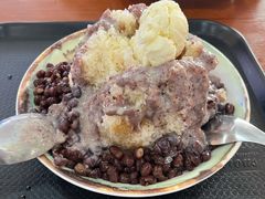 火山红豆牛奶冰-鲜芋仙(罗斯福店)