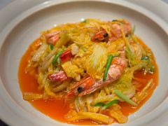 海捕大虾炒白菜-铭家家宴·海鲜青岛菜·院子餐厅(燕岭路店)