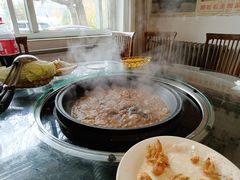 柴锅炖水库鱼-姥家大锅台水库渔家