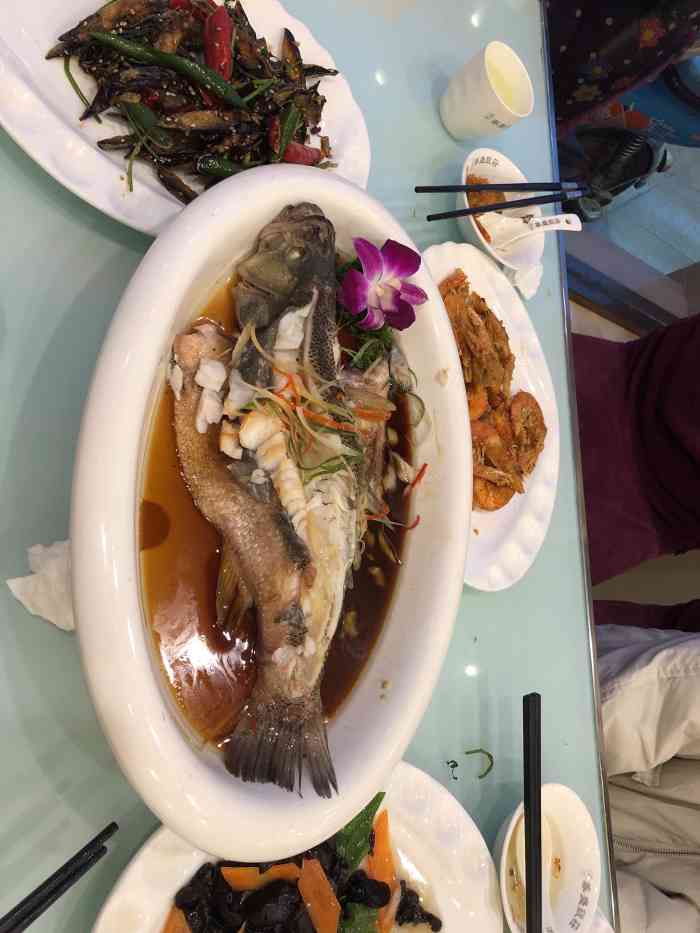华盛饭庄-"月初的时候来的了,是和同学聚会来的,菜的.
