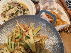 花菜炒肉片-新发现(苏州中心商场店)