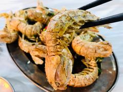 椒盐虾菇-红月湾海鲜饭店•沙滩海景(双月湾店)