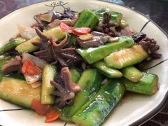 时菜炒鹅杂-鹅香阁私房菜(一鹅五味)