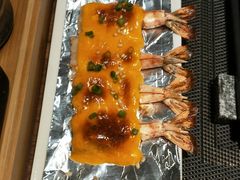 黄金酱烤斑节虾-隐初·SUSHI·美式日本料理