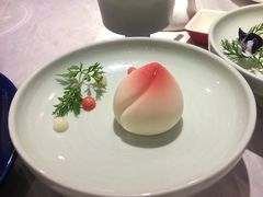 蟠桃杏仁豆腐-味+新京宴·烤鸭·北京菜(创意谷店)
