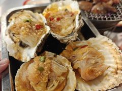 蒜蓉烤扇贝-永安里地摊烤肉(首创店)