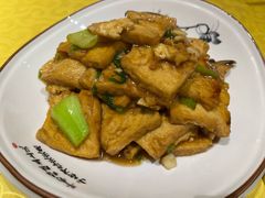 红烧豆腐-金杏·粘卷子 烤鸭 农家菜