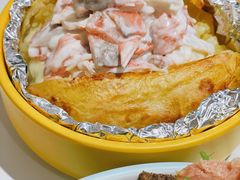 烟熏三文鱼风味芝士烤土豆-库滋明·俄罗斯特色美食(中央大街店)