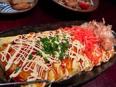 蛋包蔬菜五花肉-九州酒场ひこぞう(1号店)