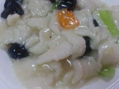 熘鱼片-捏上开口笑海鲜水饺(台山街店)
