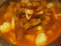 沙湾原始大盘鸡-丝路金桃·新疆菜(徐汇店)