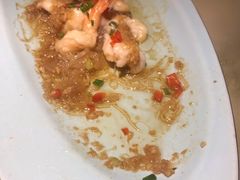 金银蒜蒸凤尾虾-绿茶餐厅(成都大悦城店)