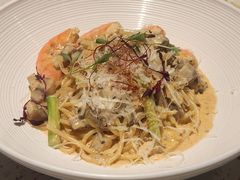 芝士蘑菇鲜虾意大利面-BE BRIGHT KITCHEN(正佳广场店)
