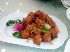 煎丸子-宝发园名菜馆
