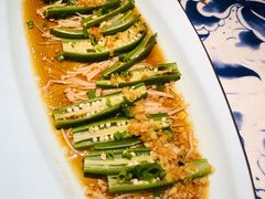 蒜蓉蒸秋葵-绿茶餐厅(布吉万象汇店)