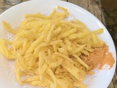 炸山参-崂山水果园农家宴(泉水鸡店)