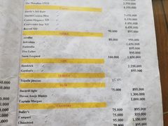 菜单-芽庄MP泰式海鲜海景餐厅