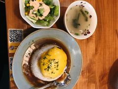 芝士牛肉汉堡咖喱饭-红小满休闲餐厅(十全街店)