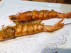 椒麻豆豉虾-小船渔村•大连菜•大连焖鱼(明泽街店)