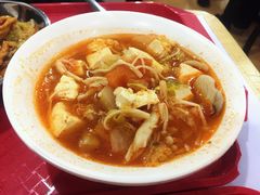番茄菌菇豆腐煲-北京大学-燕南食堂
