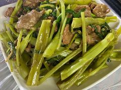 通菜炒牛肉-富源潮州打冷美食