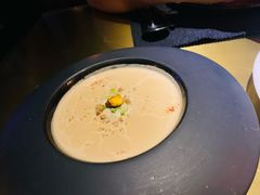 卡布奇诺蘑菇汤配牛肝菌-AZUL by FUEL蓝色·法式酒馆(琶醍店)