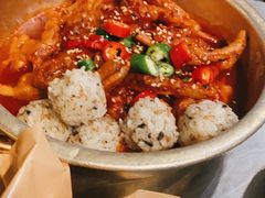 辣烤鸡爪-富乐满韩国正宗炸鸡韩国料理(虹泉路店)