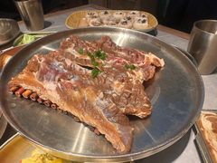 -草家酱蟹炭火烤肉店(珲春南路一店)