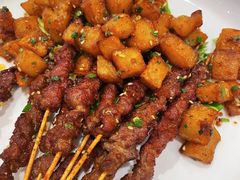 孜然牛肉串-犇逸·乐山跷脚牛肉·四川现炒(览海店)
