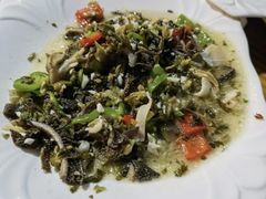 雪菜炒毛肚-小春农家乐