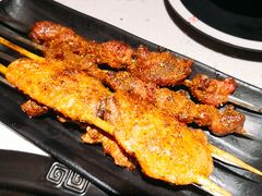 热气羊肉串-京韵胡同·酱香羊蝎子火锅涮肉(长寿路店)