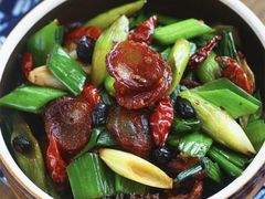豆鼓辣椒香肠-唐伯虎新派湘菜馆(石夏时代广场店)