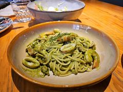 罗勒奶油海鲜意面-JINNS锦时 steak&pizza(浸信会礼拜堂旧址店)