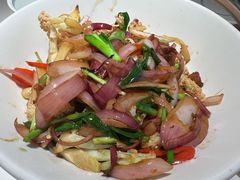 干锅有机花菜-绿色吴家粥铺(河西天街店)