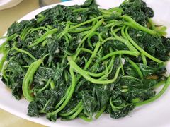 蒜蓉炒番薯叶-巫记鸡饭店