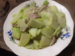 大厨掌勺之佛手瓜炒肉-公盂村