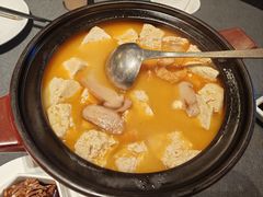 松茸虾汤老豆腐-花家怡园(四合院总店)