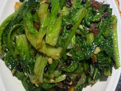 豆豉鲮鱼油麦菜-潮十三潮汕砂锅粥(高新四路大都荟店)