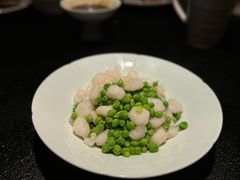 河虾仁炒小豌豆-庐灶江南·江南菜·四合院Bistro(东直门雍和宫·原华侨宾馆店)