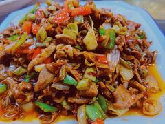 泡菜炒鸡胗-湘春酒家·1989(湘春路店)