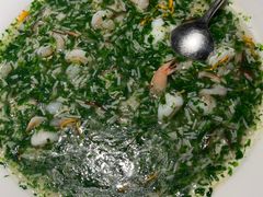 芥菜虾仁烩蘑菇-伙靠·江浙菜(田林路店)