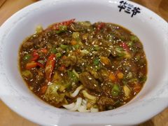 鲍鱼汁渣渣牛肉拌面-华三爷拌面(上海光启城店)