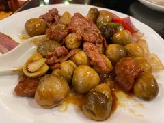 草菇炒牛肉-文记壹心鸡(宝华路店)