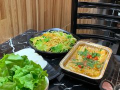 锡纸娃娃菜-燚青春东北泥炉烤肉(百合店)