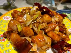 桃仁剔炒鸡-那家小馆•北京菜•烤鸭(中关村店)