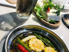 竹签虾-围炉夜话·潮汕卤水火锅(榕江店)