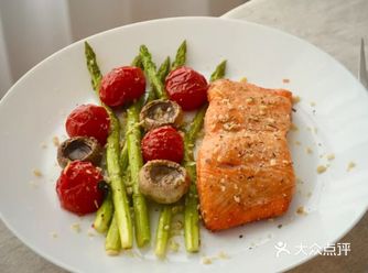 超简单 快手 减脂餐 香烤三文鱼